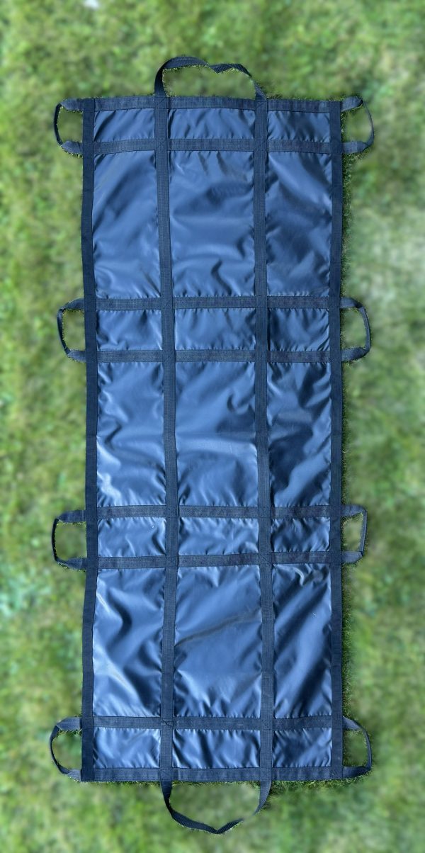 Professional-grade soft fabric rescue stretcher for emergency medical teams, available for purchase online.